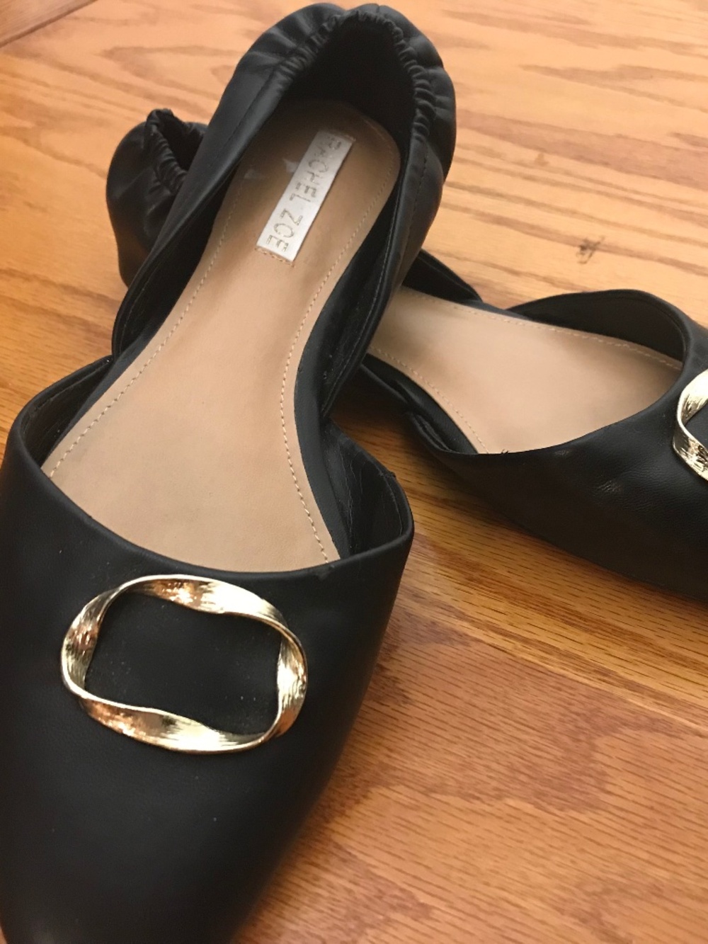 RACHEL ZOE BLACK BALLET FLATS SIZE 11
